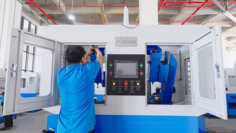 Single Spindle Vertical Reciprocating Nut Tapping Machine