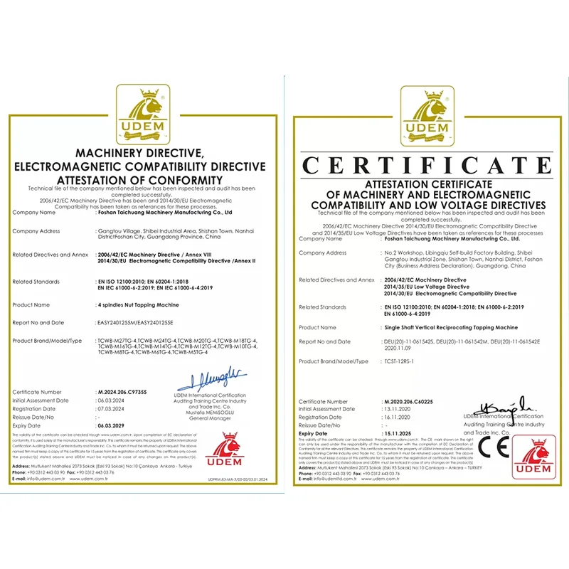 Servo Motor Vertical Reciprocating Nut Tapping Machine